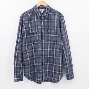 Timberland Men's Long-Sleeve Lightweight Flannel Shirt Sz L Hiking Outdoor